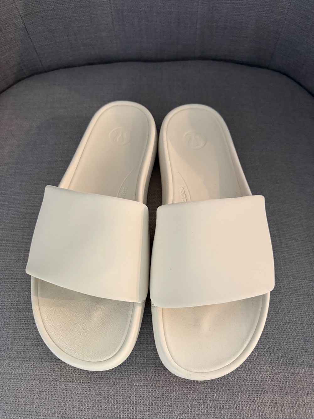 Lululemon Restfeel Slides Light Ivory Women’s 9